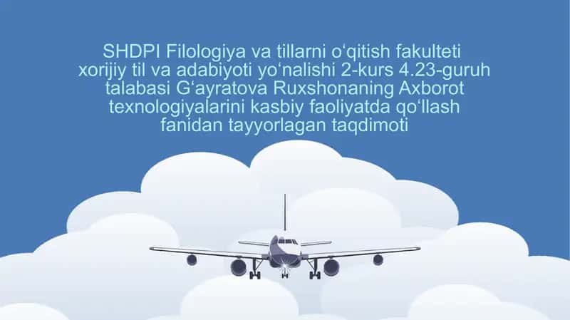 Bulutli hisoblash (Cloud Computing) va ularning asosiy tushunchalari