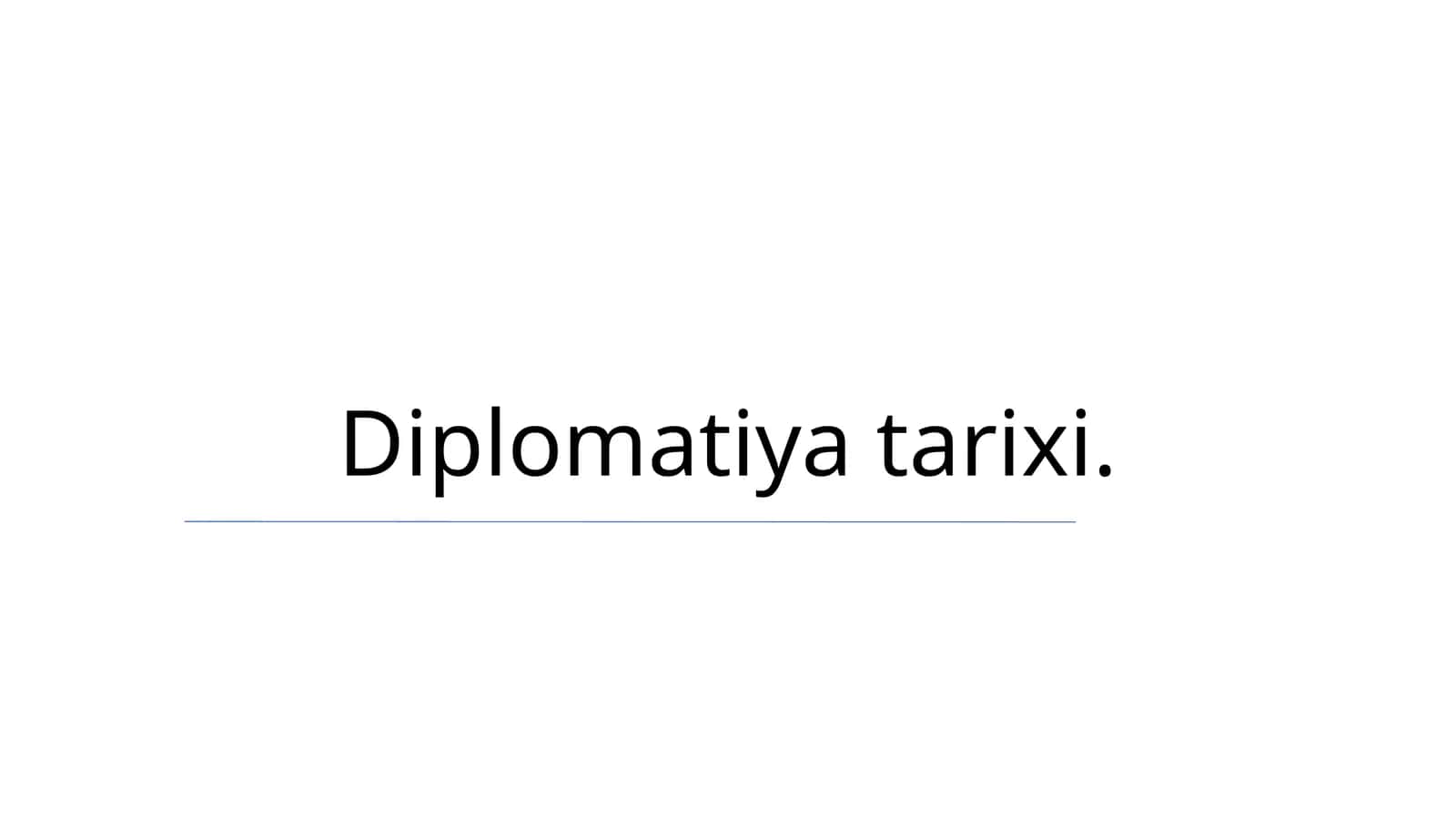 Diplomatiya tarixi