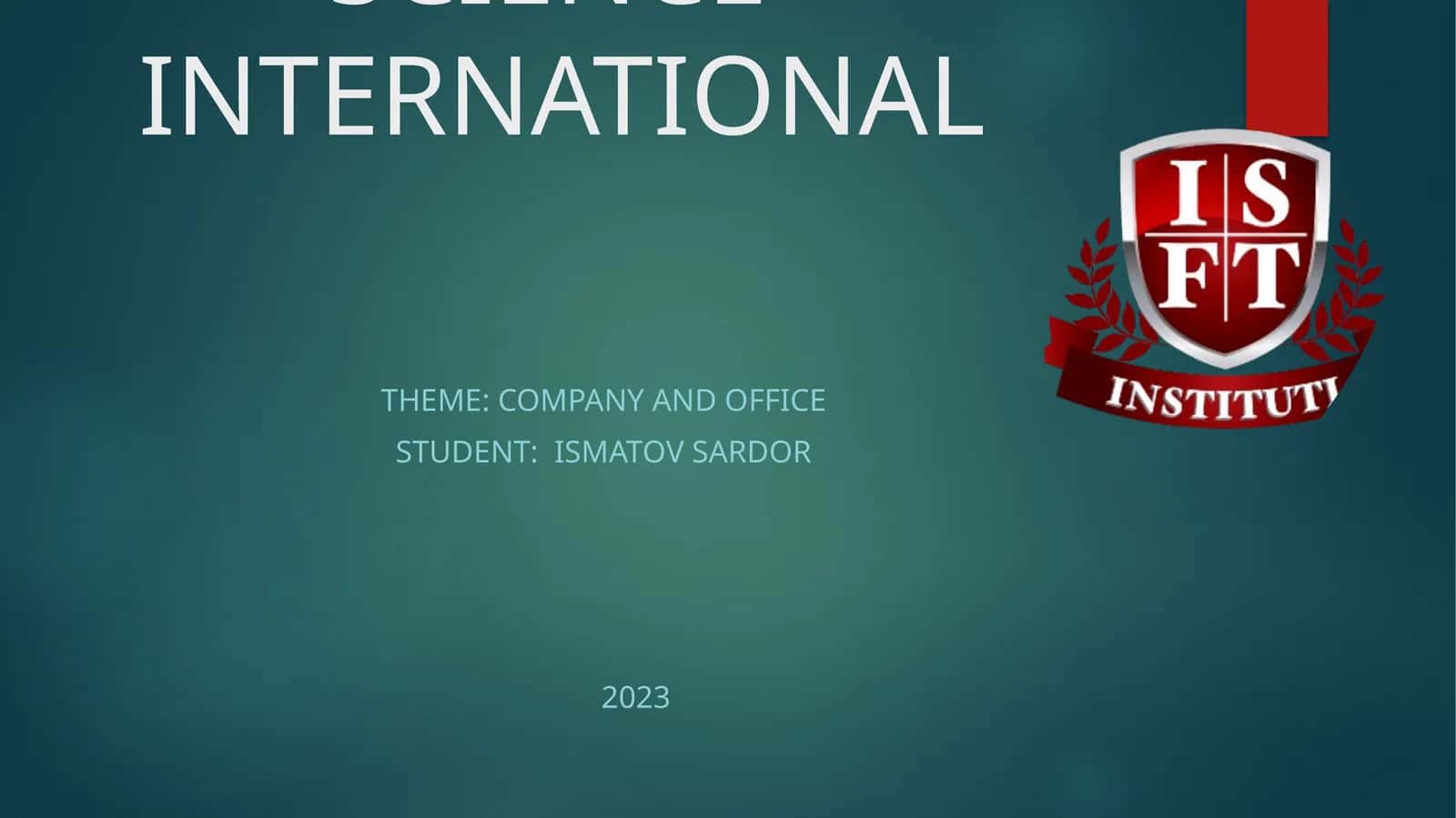 Theme: Company and Office