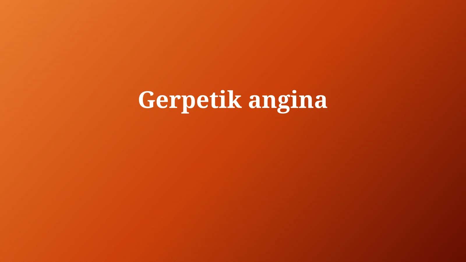 Gerpetikangina