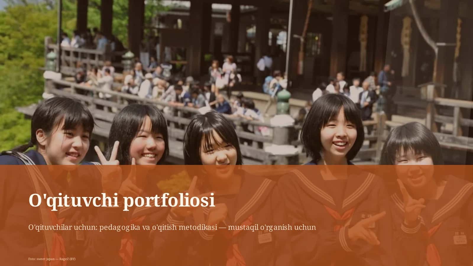 O'qituvchi portfoliosi