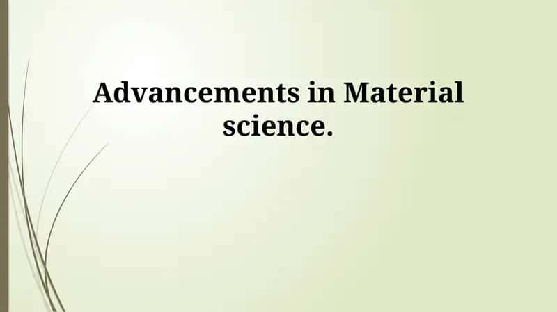 Innovatsion materiallar va ularning qo'llanilishi