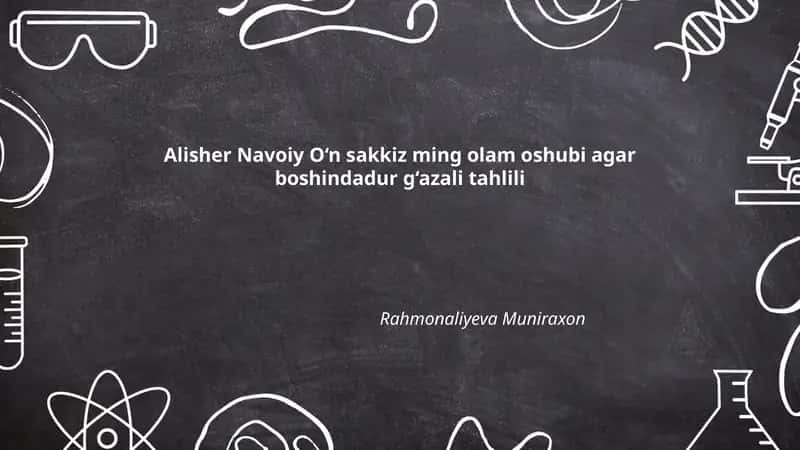 G‘azalning asosiy mavzusi
