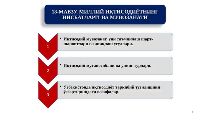 Иқтисодий мувозанат