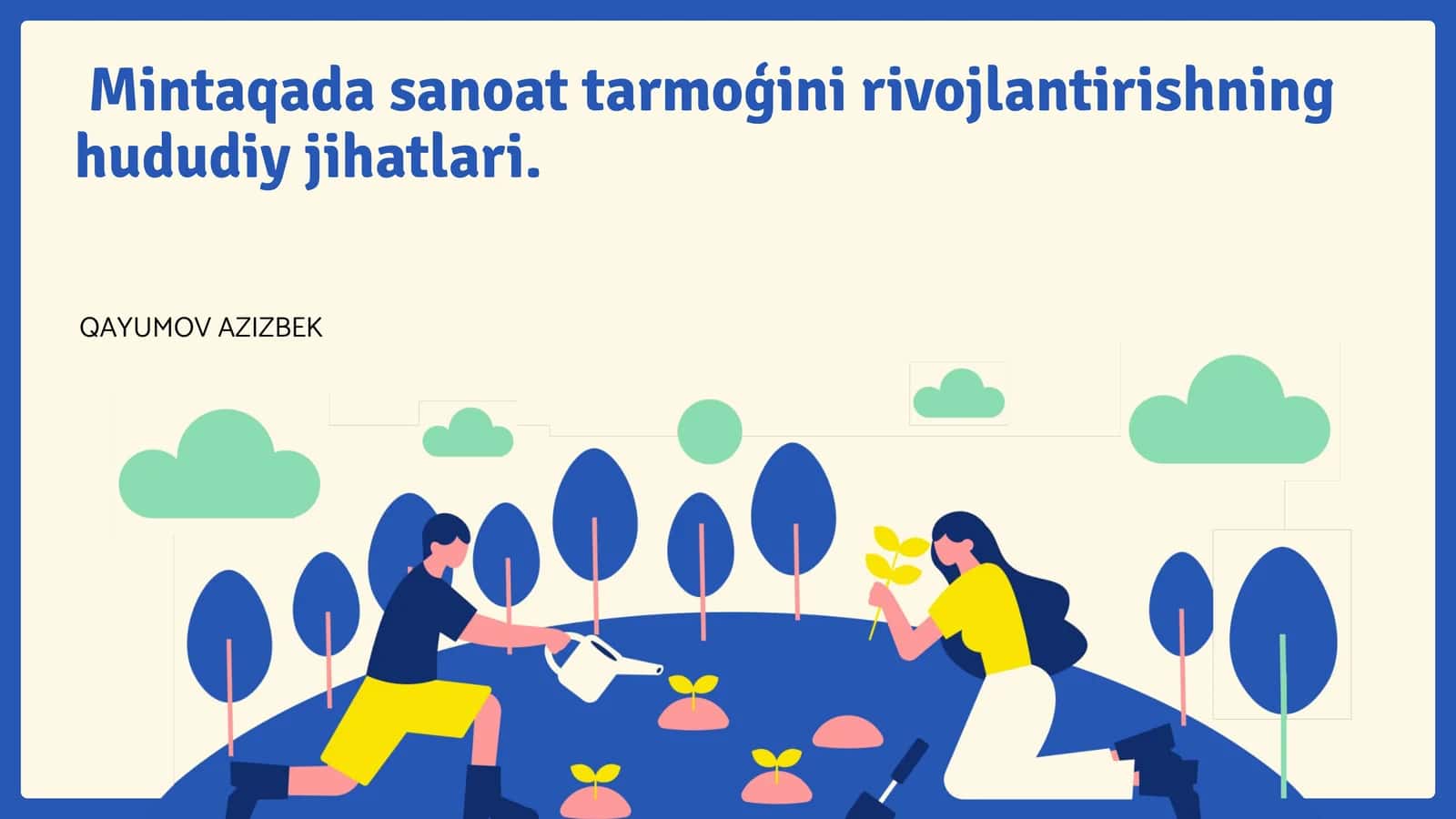 Sanoat tarmoqlarining mintaqaviy rivojlanish strategiyalari