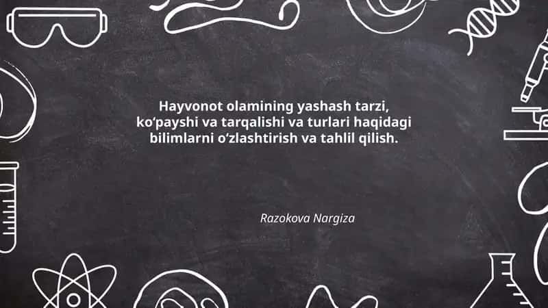 Hayvonot olamining yashash tarzi, ko‘payshi va tarqalishi va turlari
