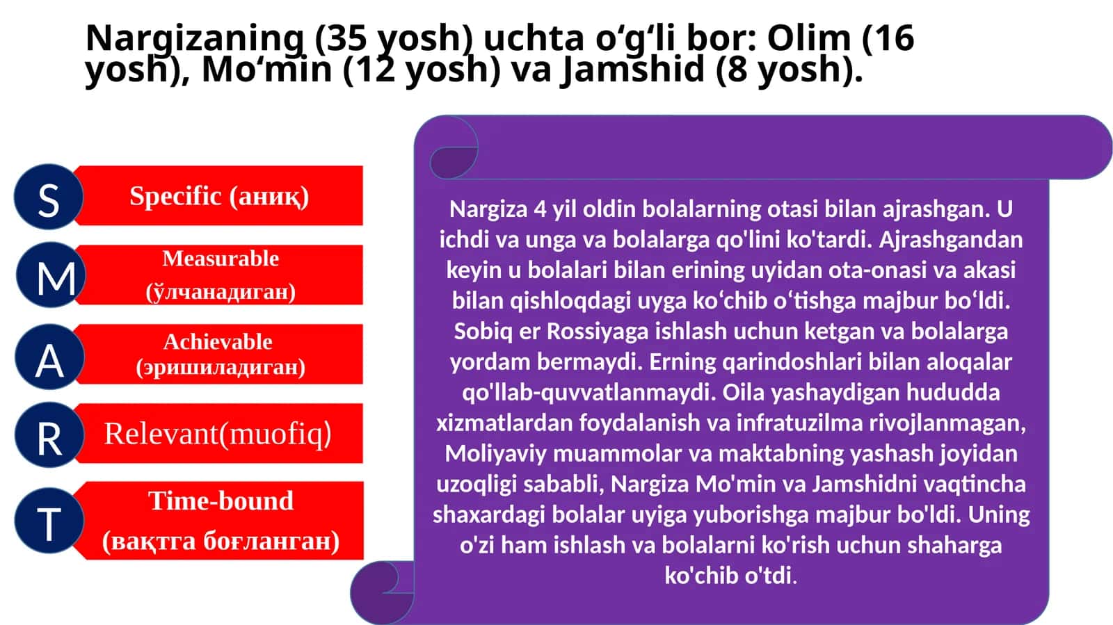 Nargiza va uning bolalari