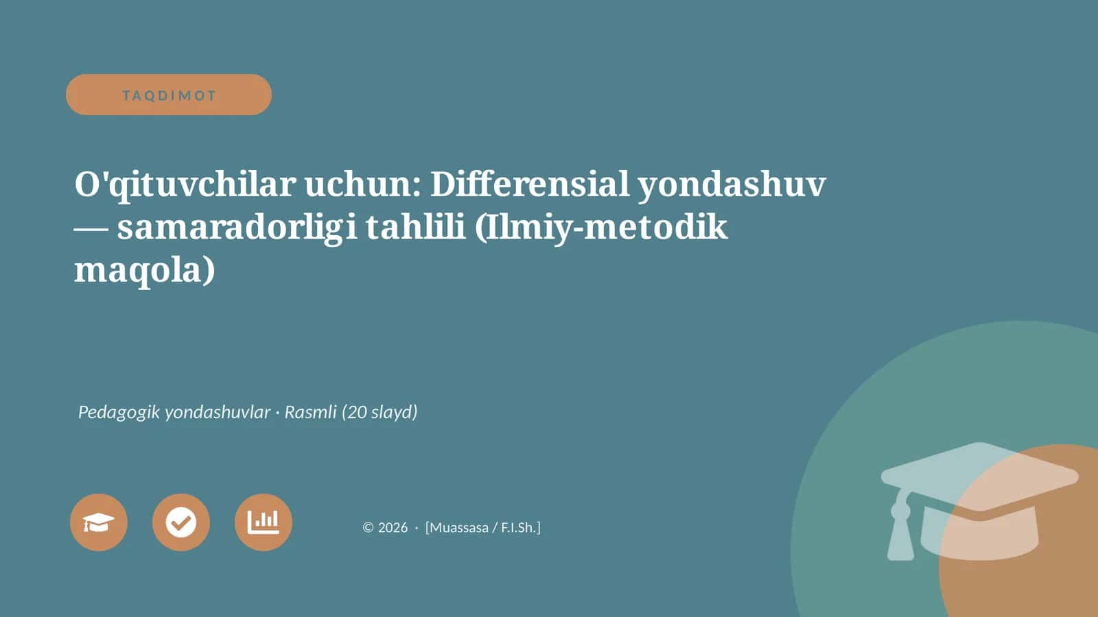 Differensial yondashuv — samaradorligi tahlili (Ilmiy-metodik maqola)