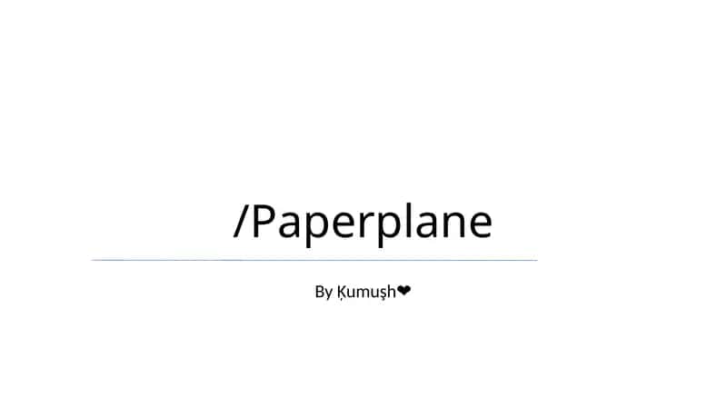 Paperplane