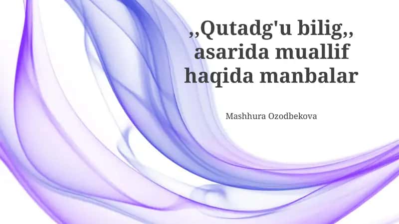 Qutadg'u bilig