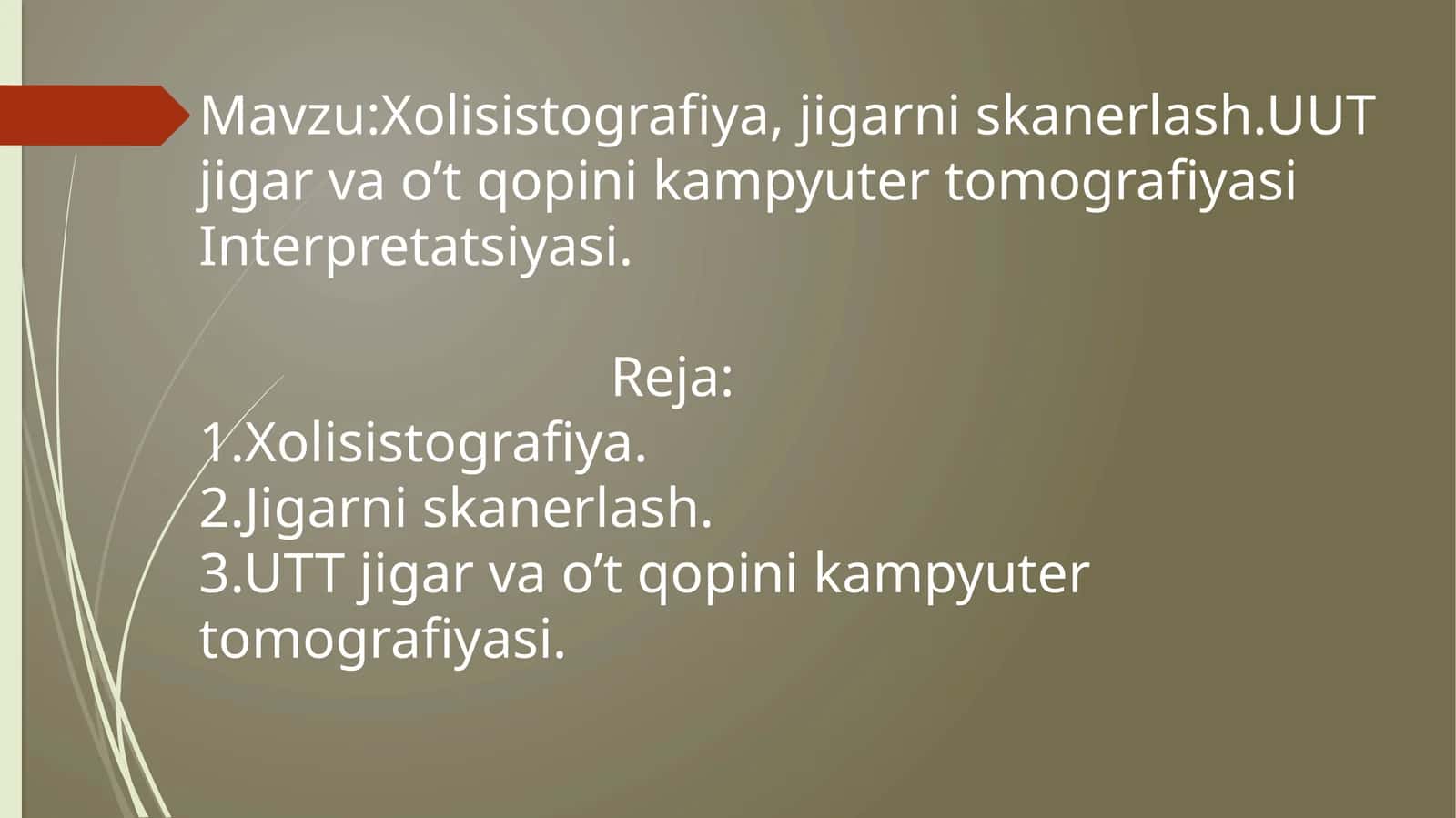 Xolisistografiya