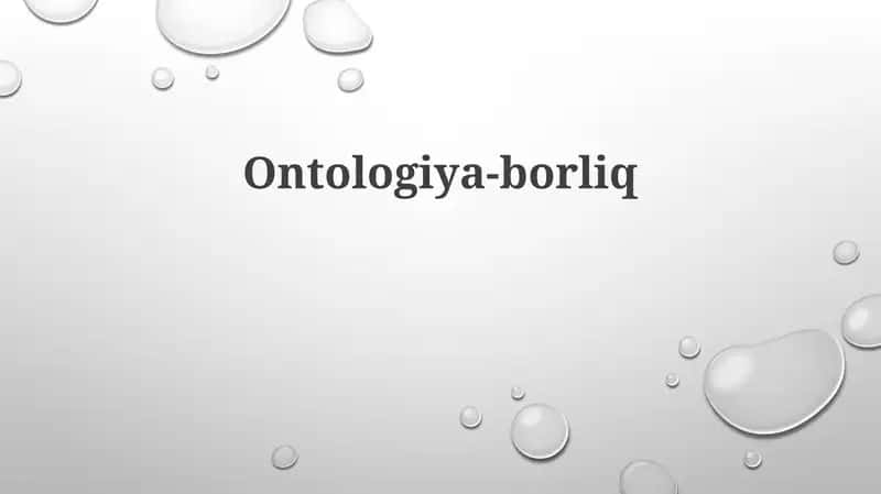 Ontologiya-borliq
