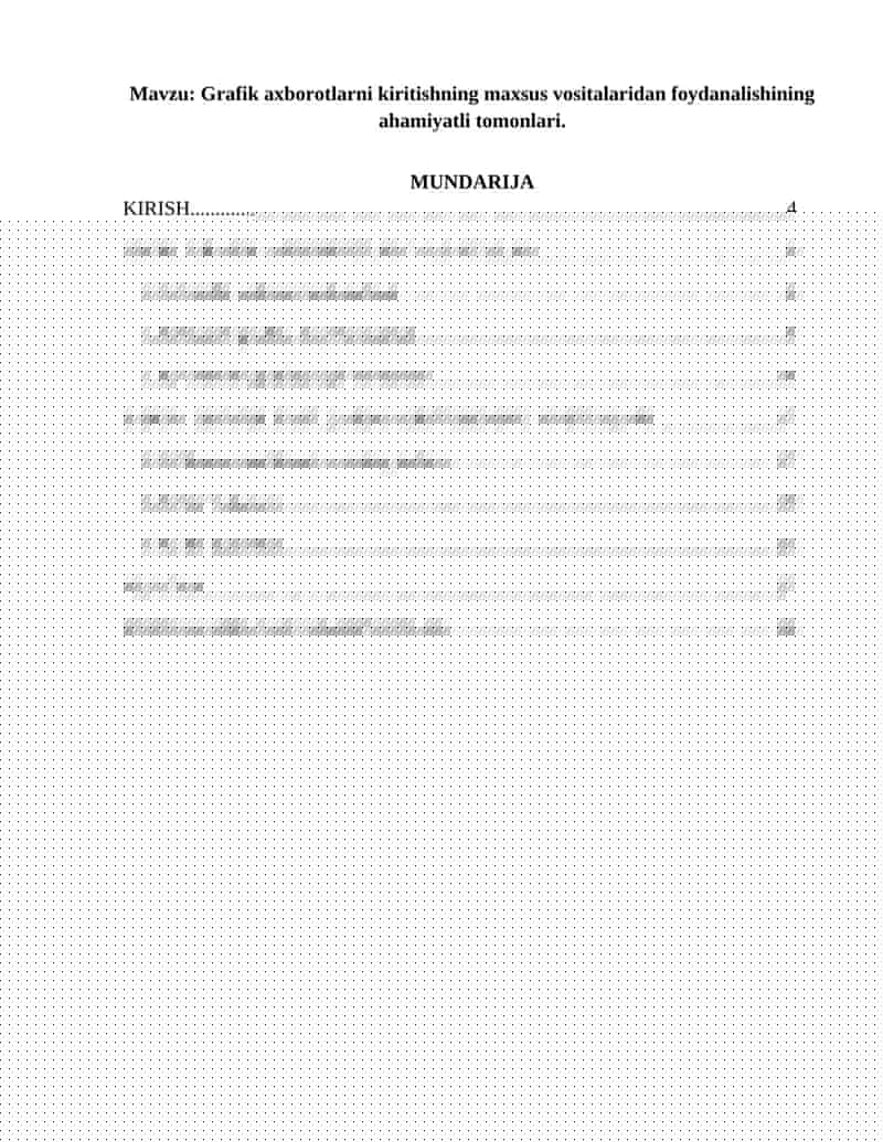 Grafik axborotlarni kiritishning maxsus vositalaridan foydanalishining ahamiyatli tomonlari