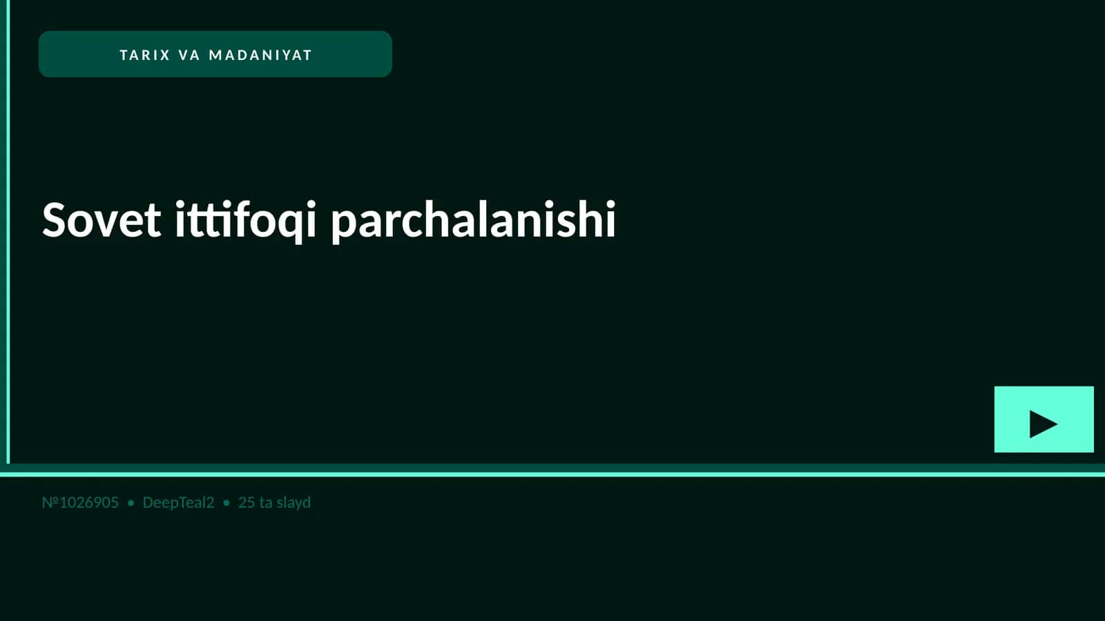 Sovet ittifoqi parchalanishi