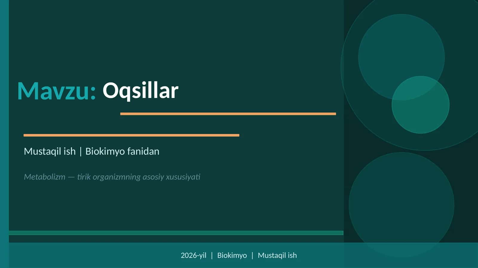 Oqsillar