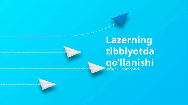 Lazerning tibbiyotda qoʻllanishi