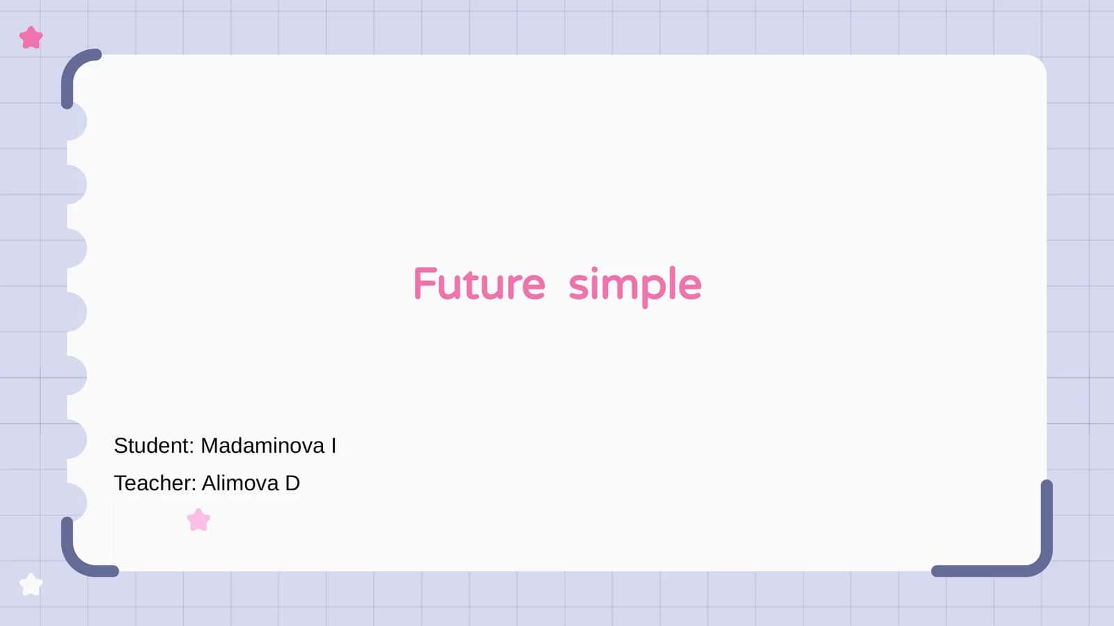 Future simple