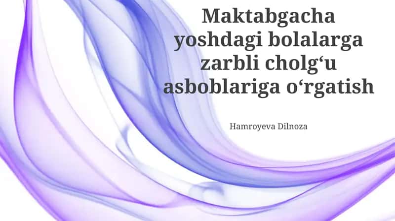 Bolalar uchun musiqiy ritmlarni o'rgatish