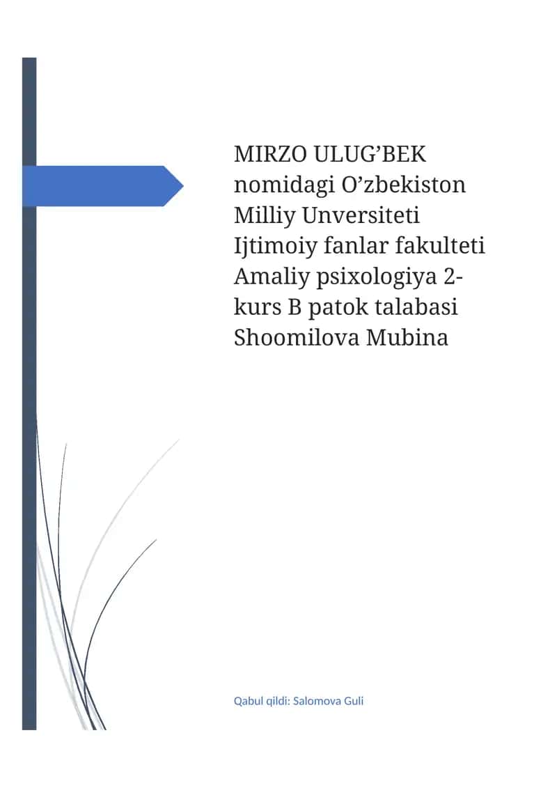 Takakkurning individual uslubi metodikasi