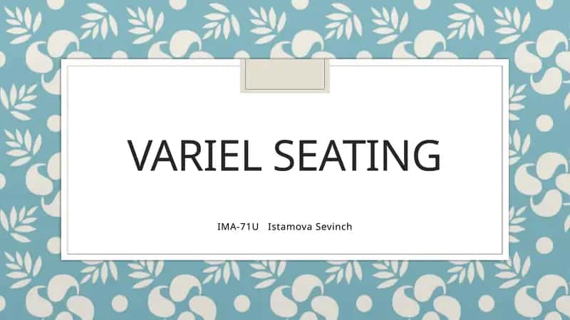 Varielseating