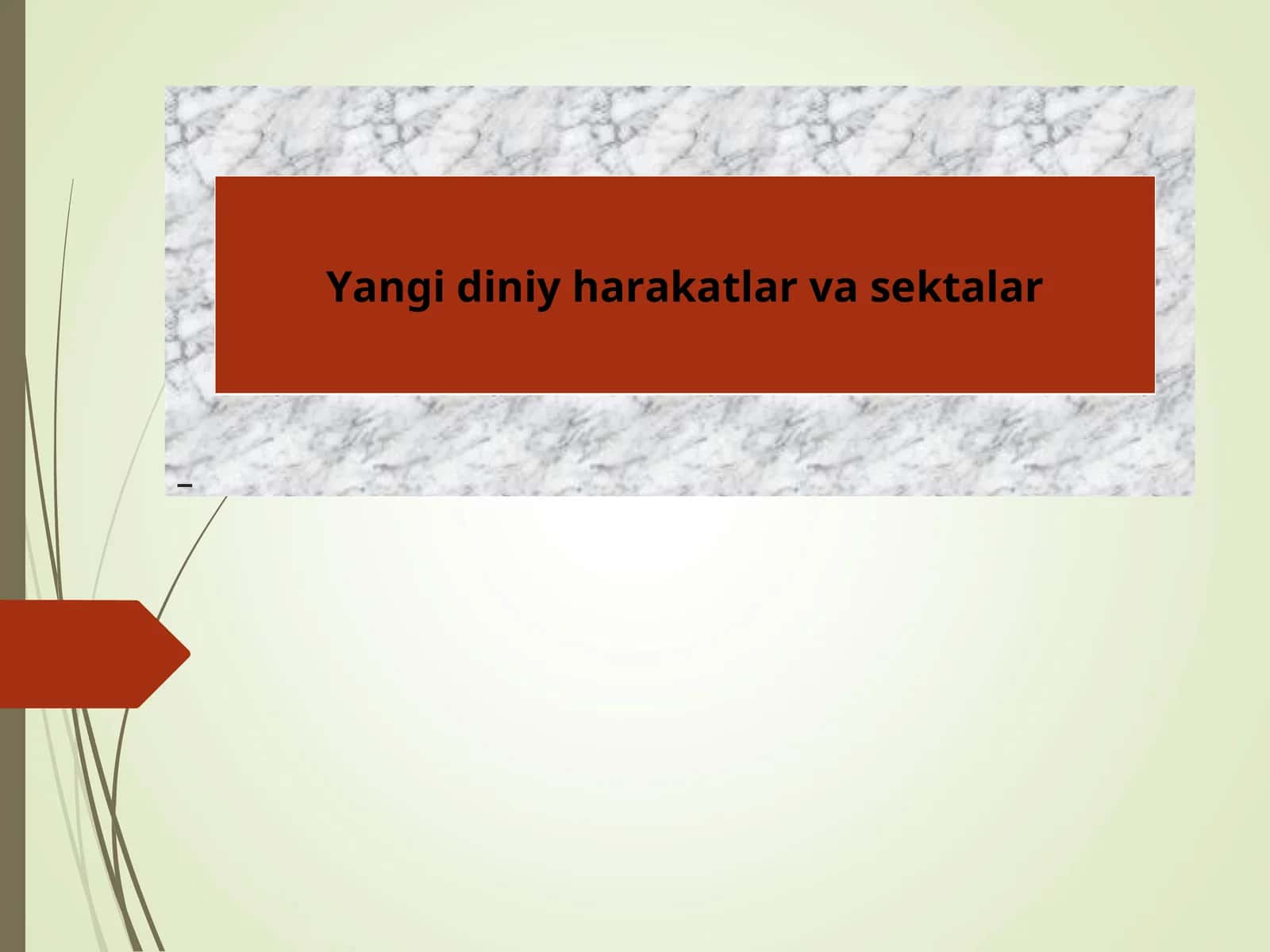 Yangi Diniy Harakatlar va Sektarlar