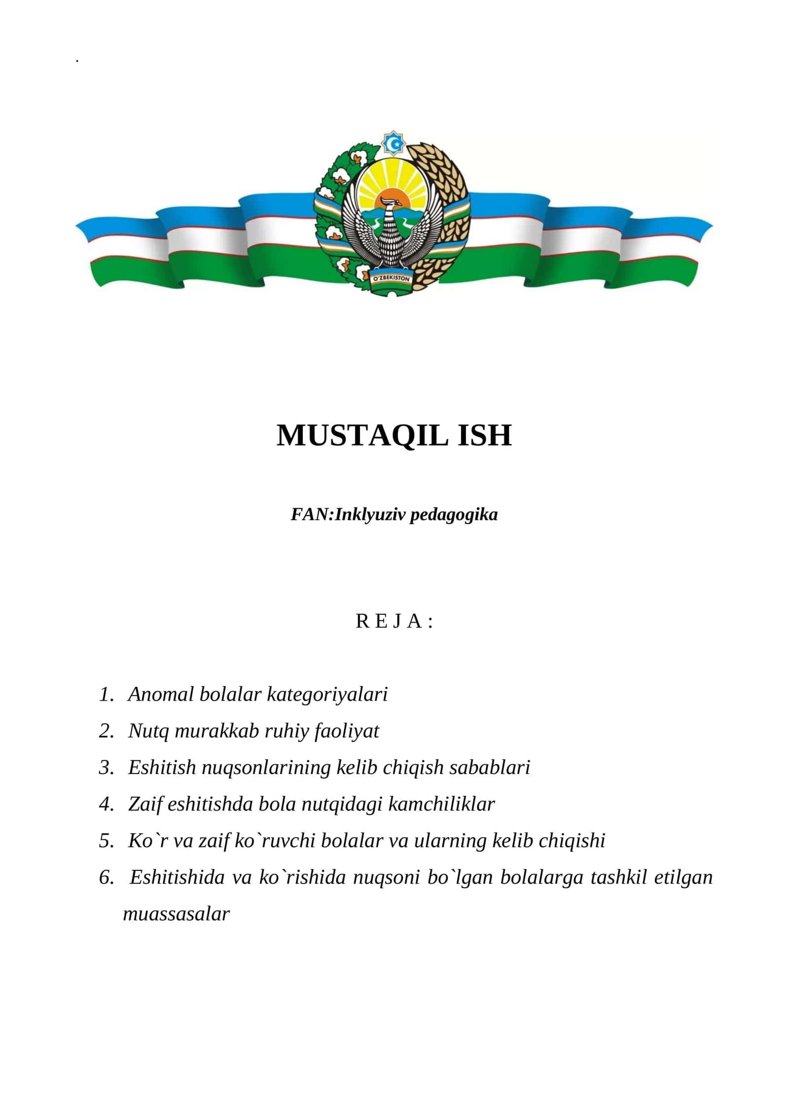 Inklyuziv pedagogika