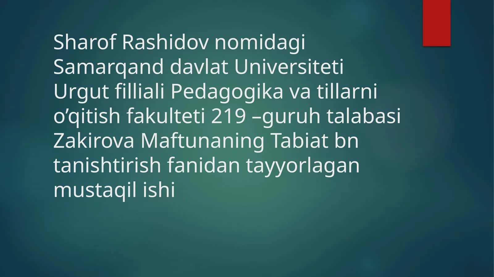 MTTda Qish kimanzara, qorning xususiyati haqida suhbat o'tkazish