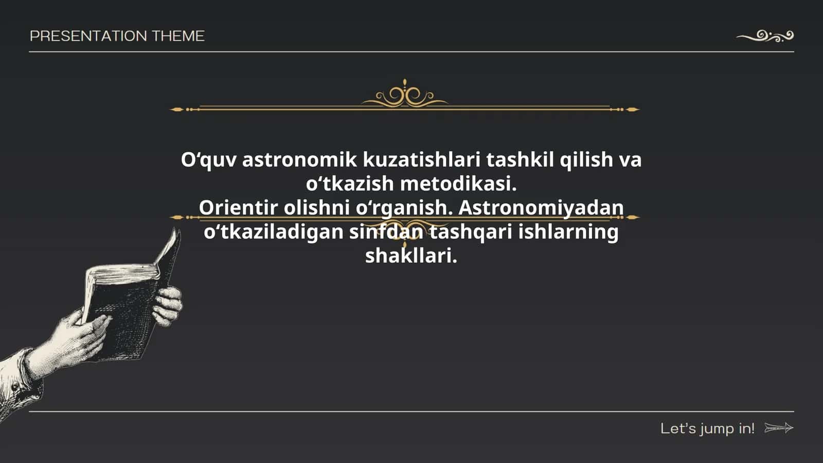 O‘quv astronomik kuzatishlari tashkil qilish va o‘tkazish metodikasi.Orientir olishni o‘rganish. Astronomiyadan o‘tkaziladigan sinfdan tashqari ishlarning shakllari