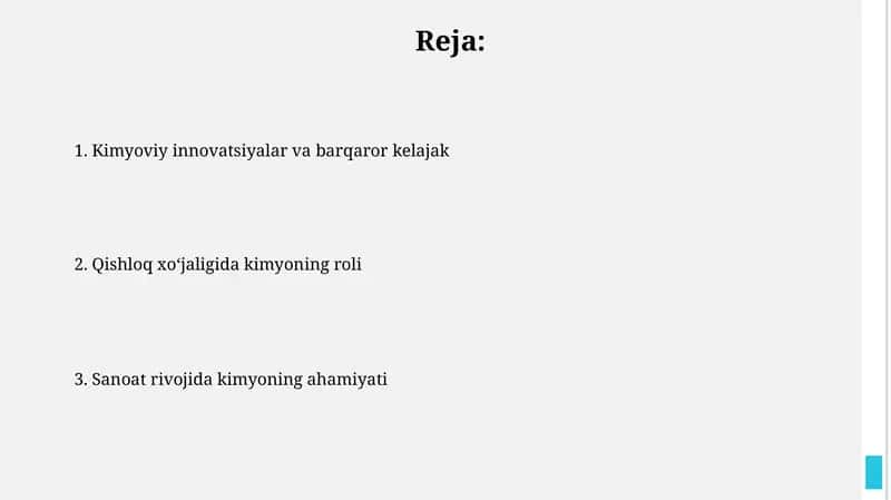 Qishloq xo‘jaligida kimyoning roli