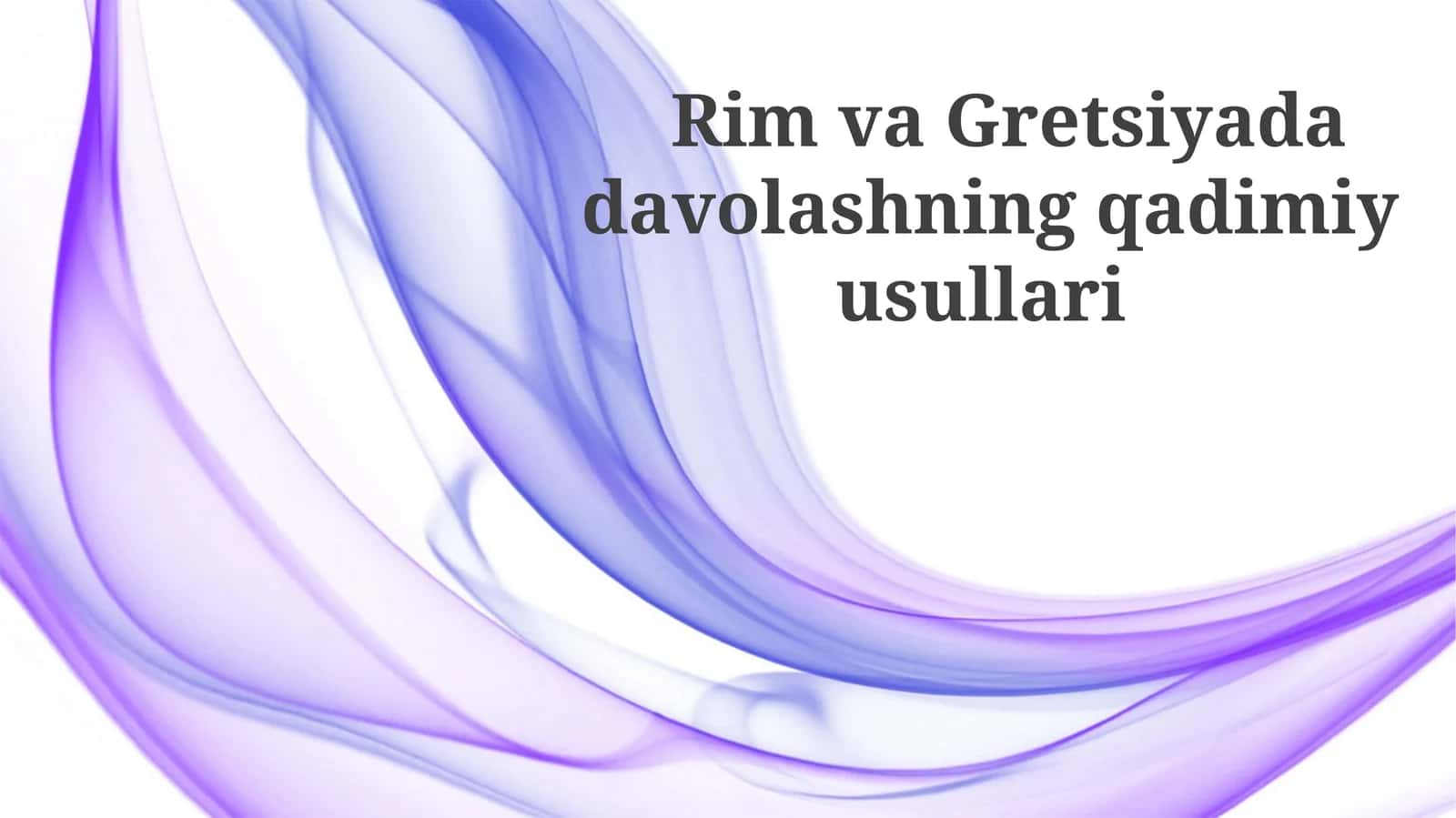 Qadimgi Yunon tibbiyot