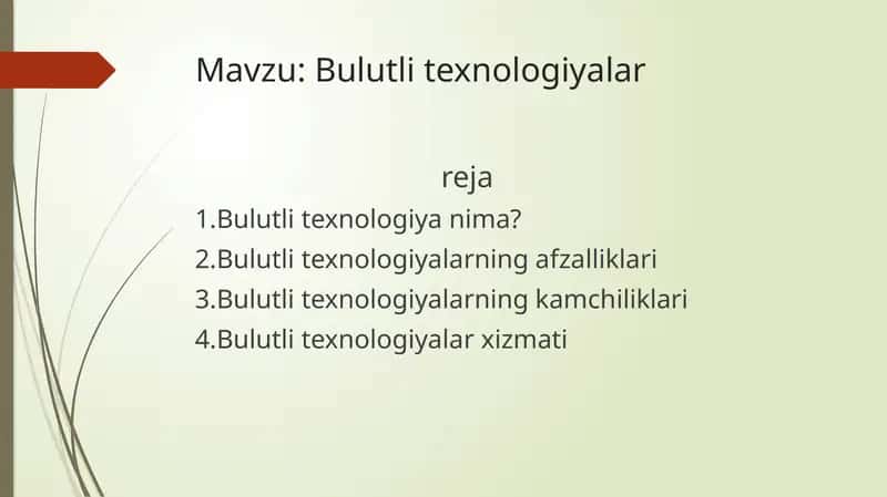 Bulutli texnologiyalar