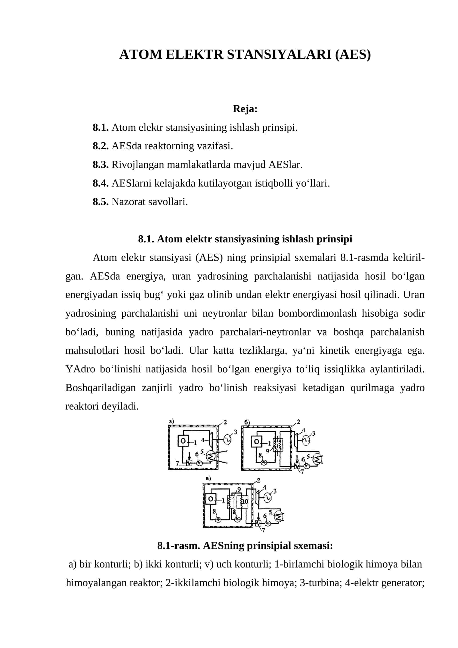 Atom Elektr Stansiyalari (AES)