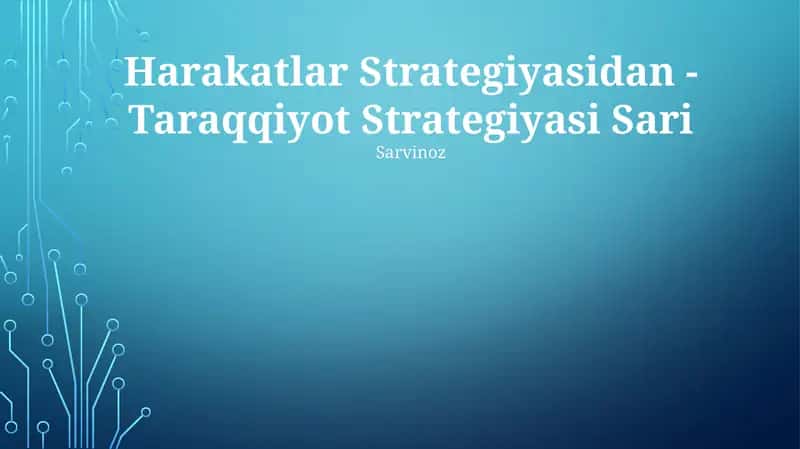 Taraqqiyot Strategiyasi