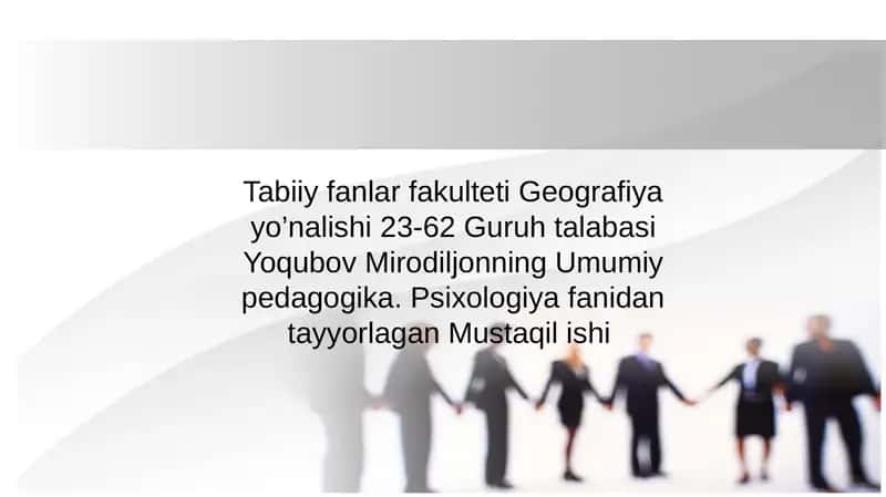 Psixologiya fani