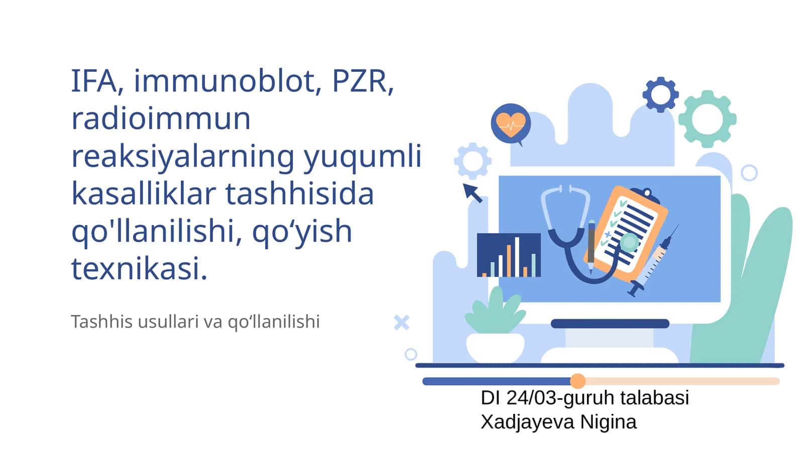 Tashhis usullari va qo‘llanilishi