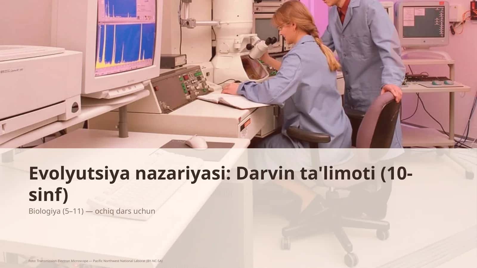 Evolyutsiya nazariyasi: Darvin ta'limoti (10-sinf)