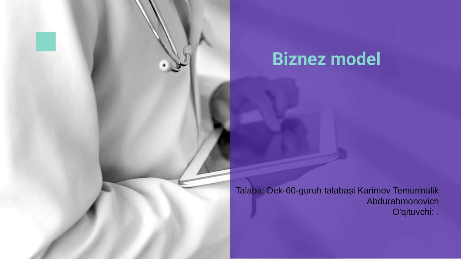 Biznez model