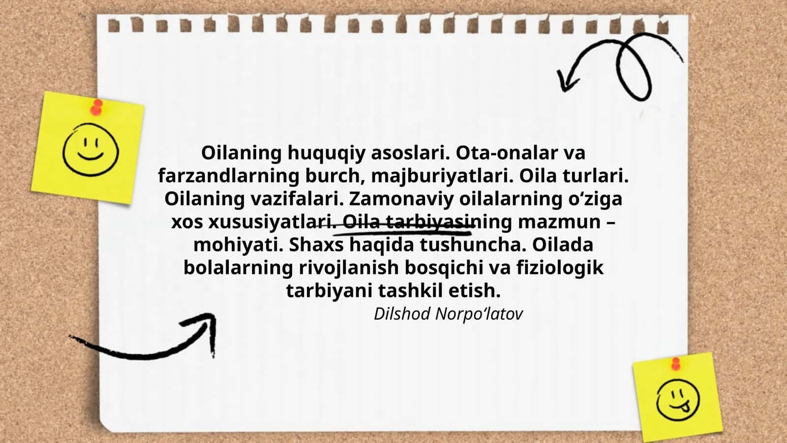 Oilaning huquqiy asoslari