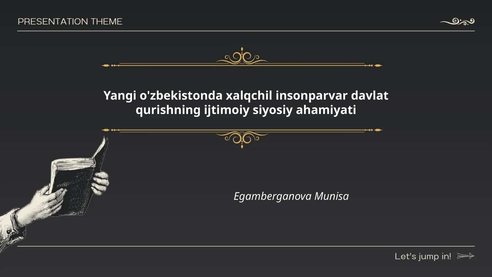Yangi O'zbekistonda xalqchil insonparvar davlat qurishning ijtimoiy siyosiy ahamiyati