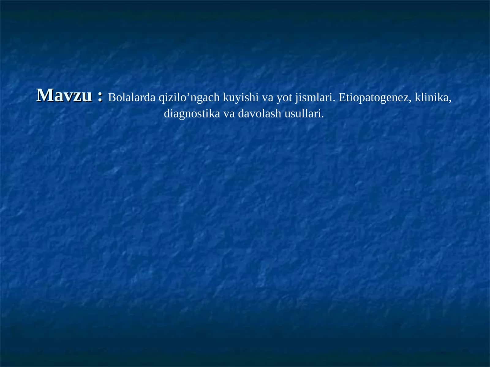 Qizil o'ngach kasalliklari