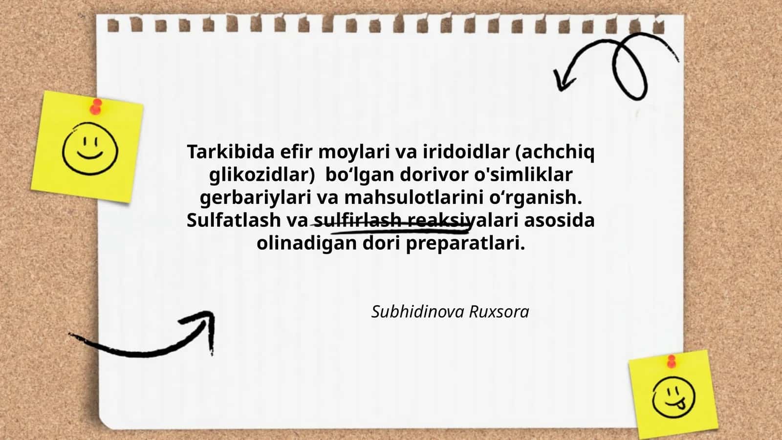 Dorivor o'simliklar gerbariylari va mahsulotlarini o'rganish