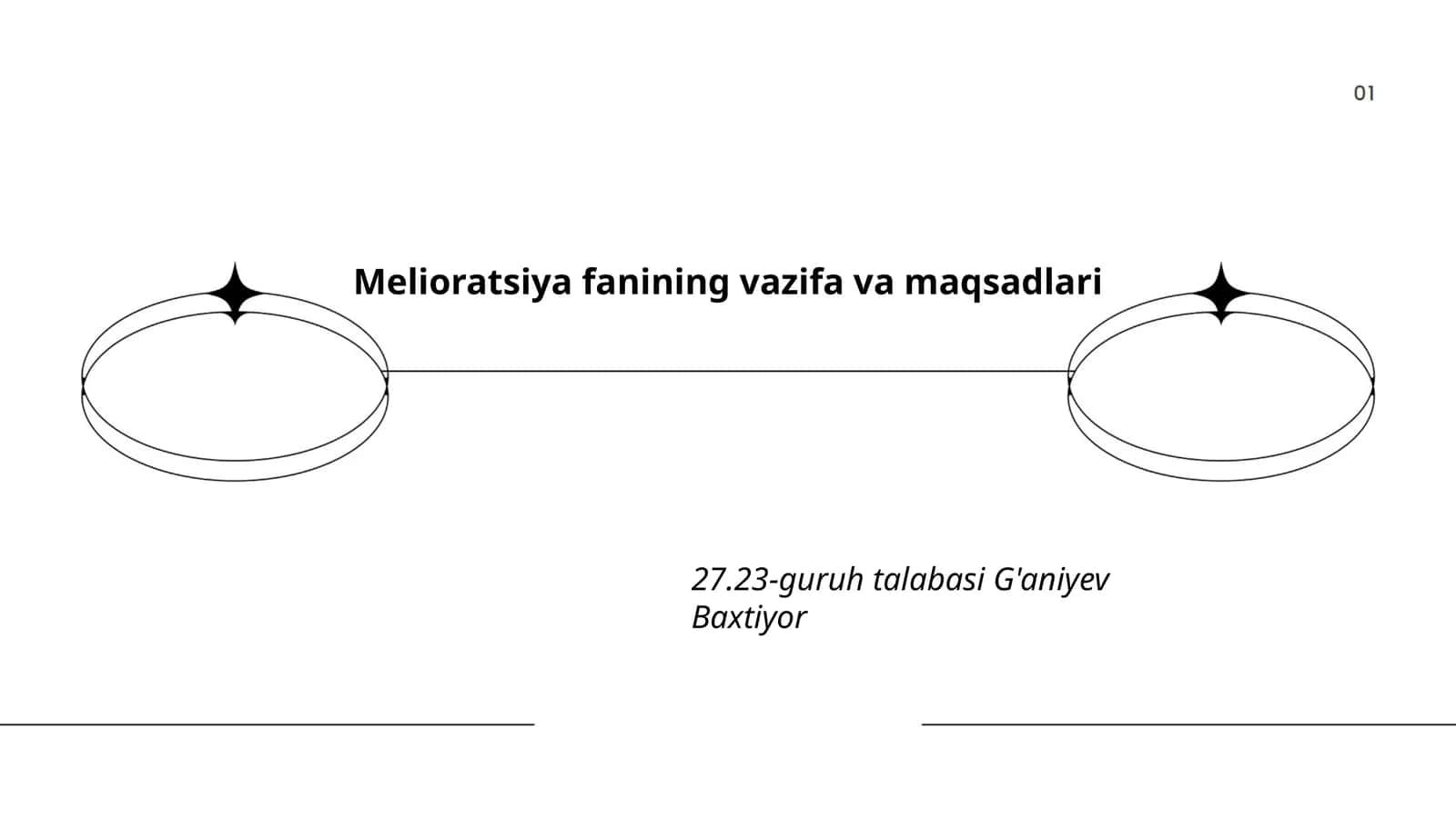 Melioratsiya fanining vazifa va maqsadlari