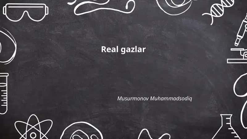 Real gazlar