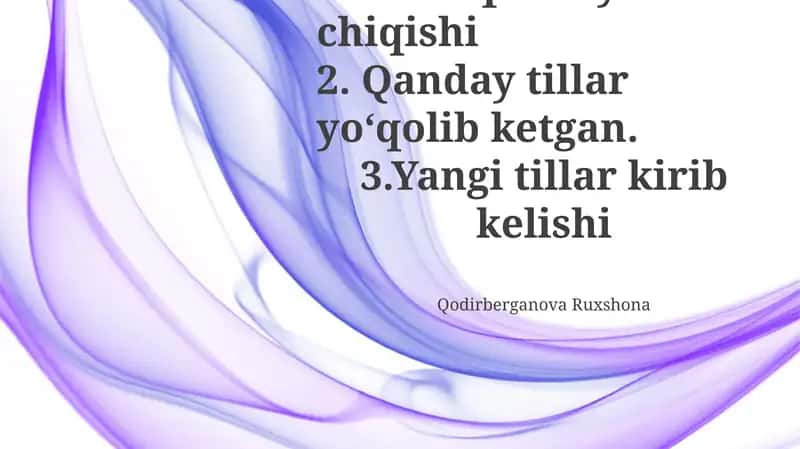 Tillarning taqdiri va kelajagi