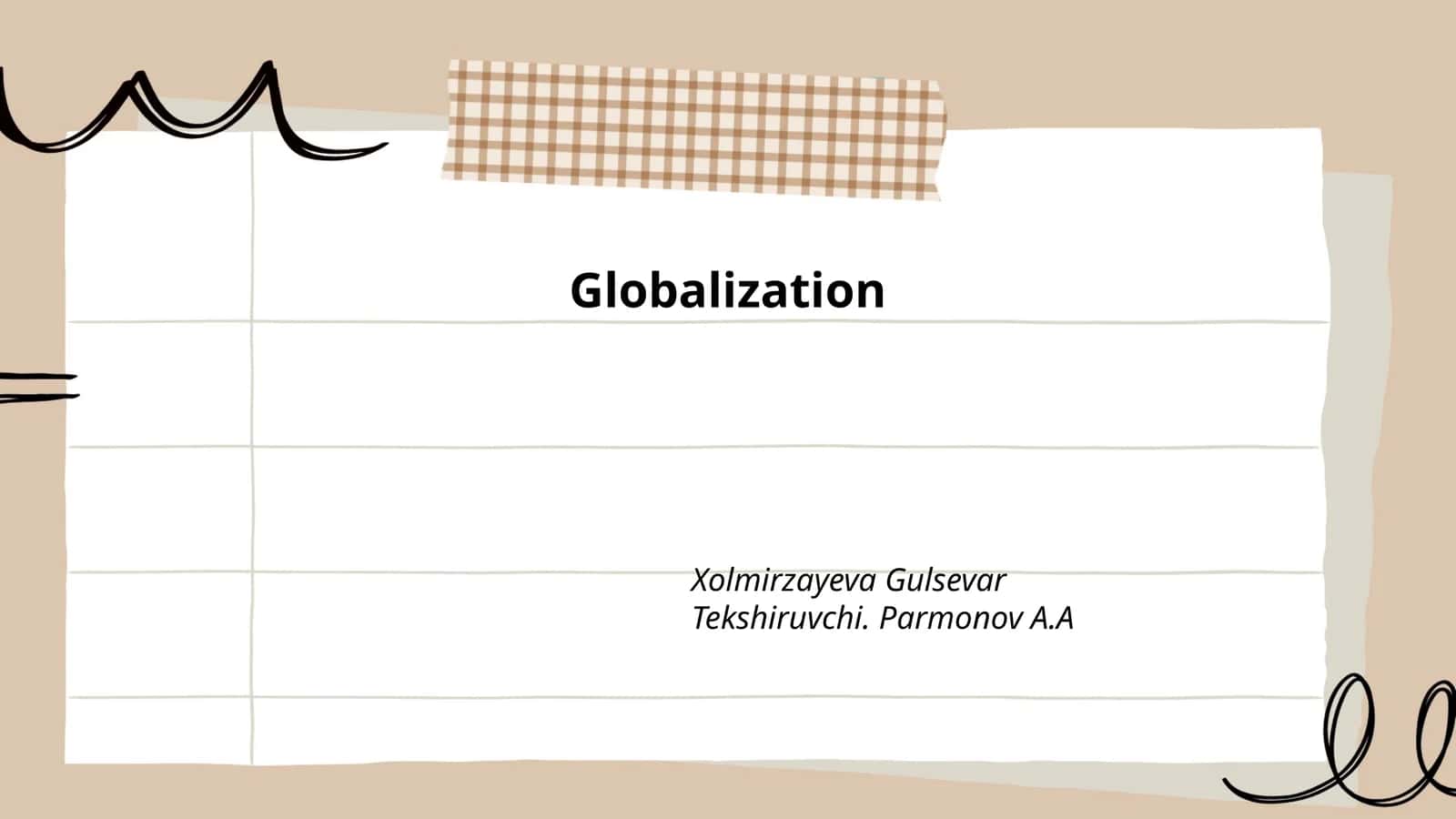 Globalization