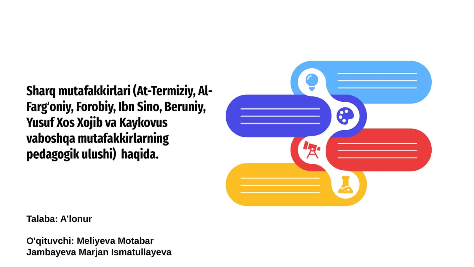 Sharq mutafakkirlari va ularning umumiy xususiyatlari