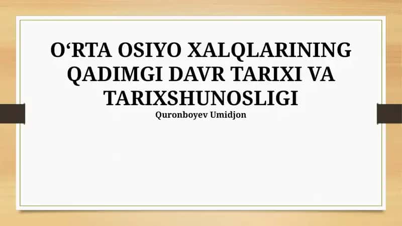Cho'l va o'tloqlar madaniyatlari