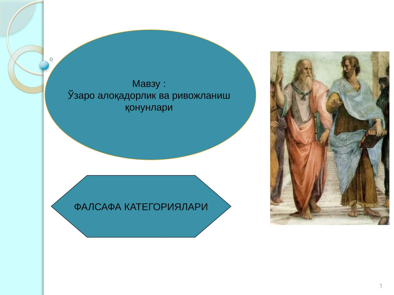 ФАЛСАФА КАТЕГОРИЯЛАРИ