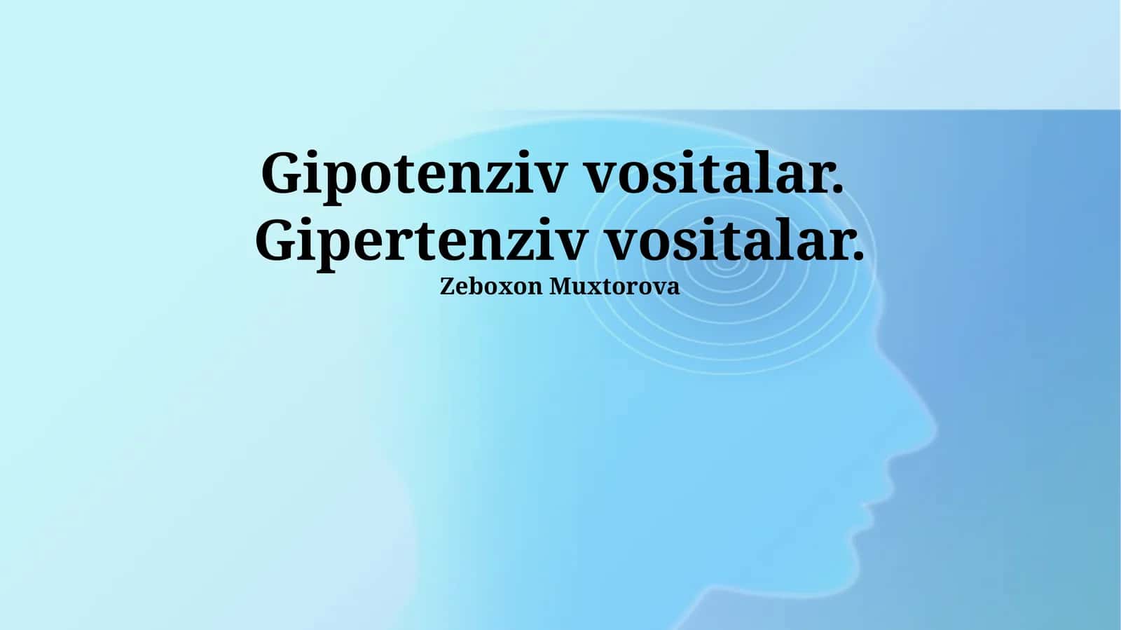 Zeboxon Muxtorova