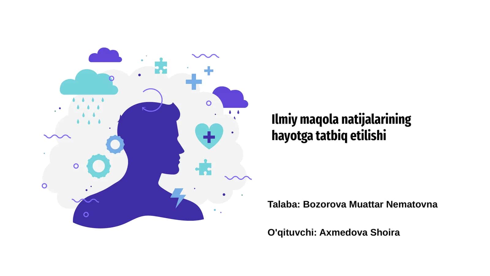Ilmiy maqola natijalarining hayotga tatbiq etilishi